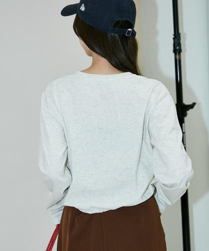 抽繩設計 針織開衫