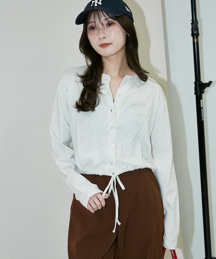 抽繩設計 針織開衫