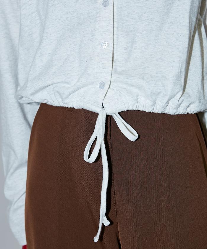 抽繩設計 針織開衫