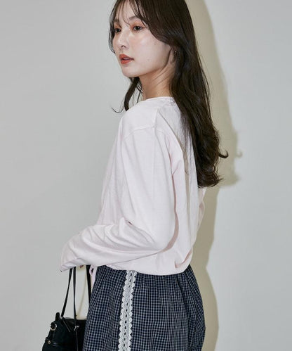 抽繩設計 針織開衫