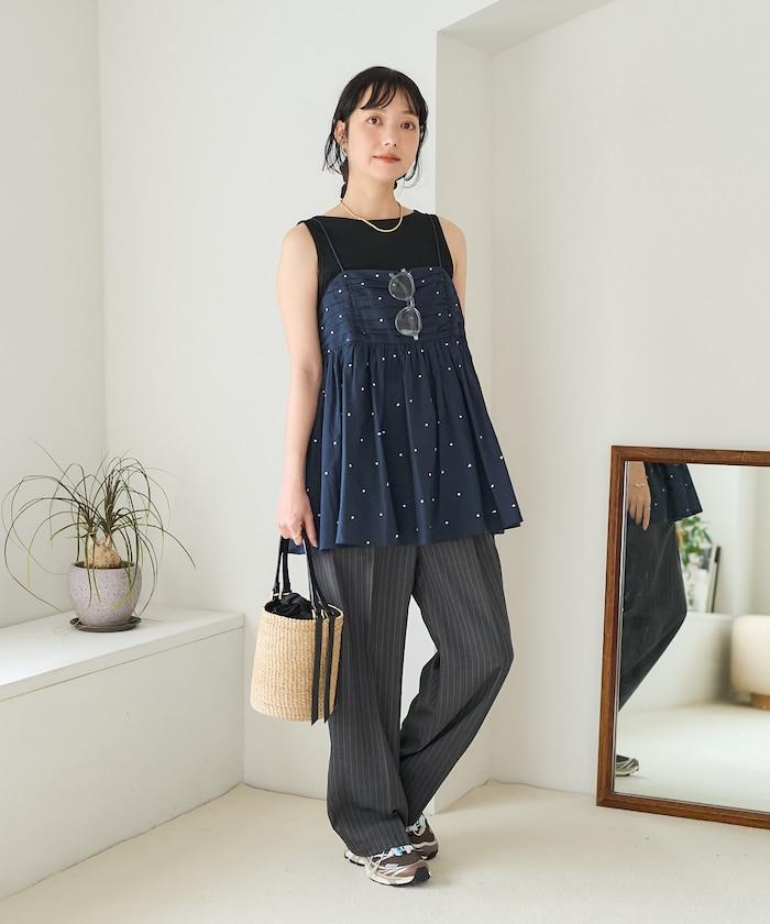 印度風亮片點點刺繡 後背開口 罩杯吊帶上衣（可搭配成套）