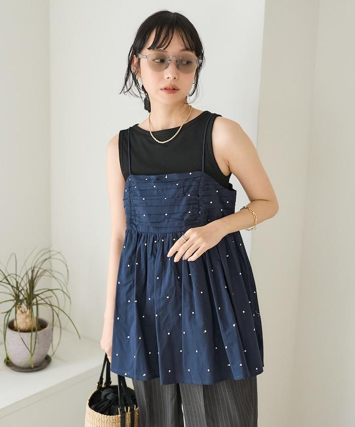 印度風亮片點點刺繡 後背開口 罩杯吊帶上衣（可搭配成套）