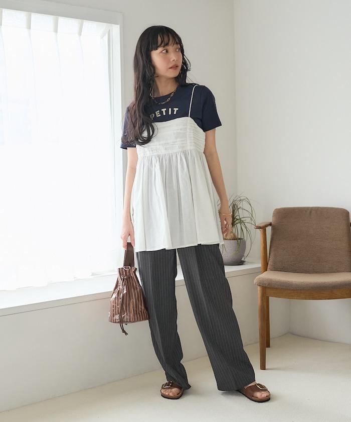 印度棉薄紗 後開口設計 吊帶背心