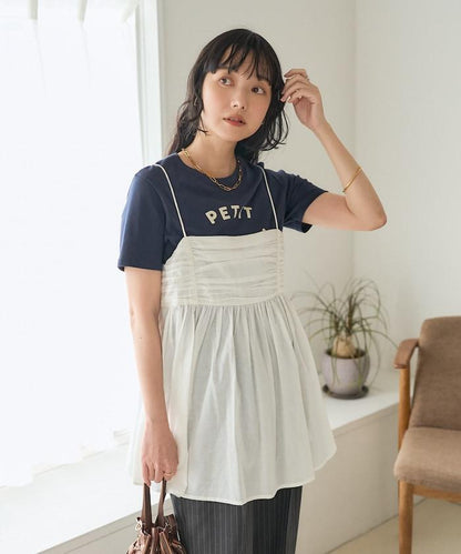 印度棉薄紗 後開口設計 吊帶背心