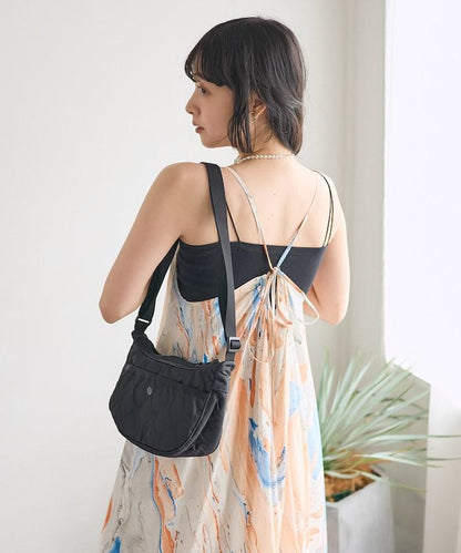 印度大理石印花吊帶連衣裙