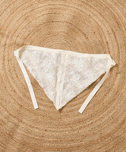 多穿法 花卉蕾絲 裹身半身裙