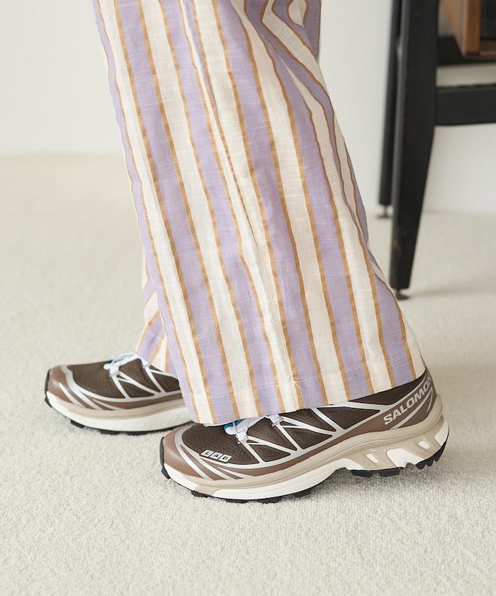 印度條紋印花休閒褲