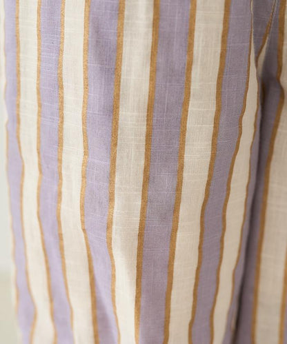 印度條紋印花休閒褲