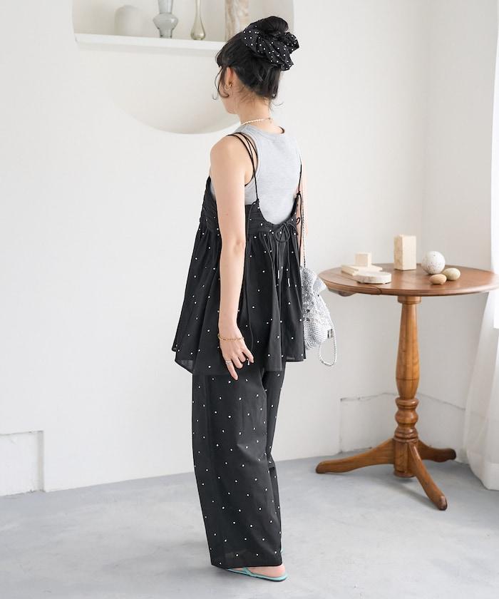 印度工藝拉梅亮點刺繡 鬆緊設計 可成套搭配 休閒褲