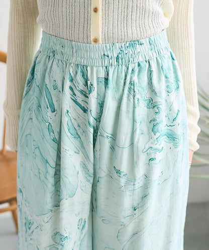 印度大理石紋印花 休閒褲