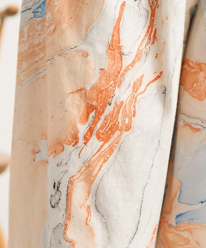 印度大理石紋印花 休閒褲