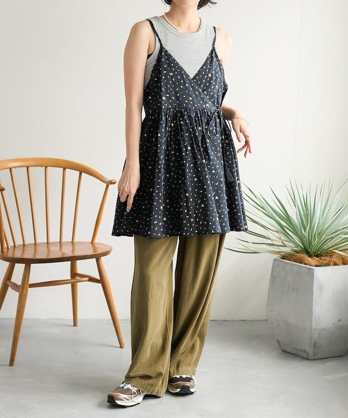 印度風 交叉設計 吊帶 罩衫