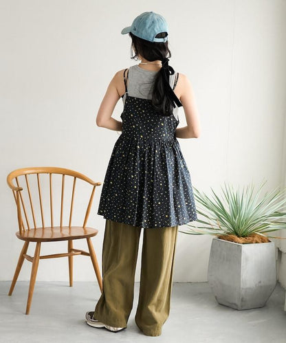 印度風 交叉設計 吊帶 罩衫