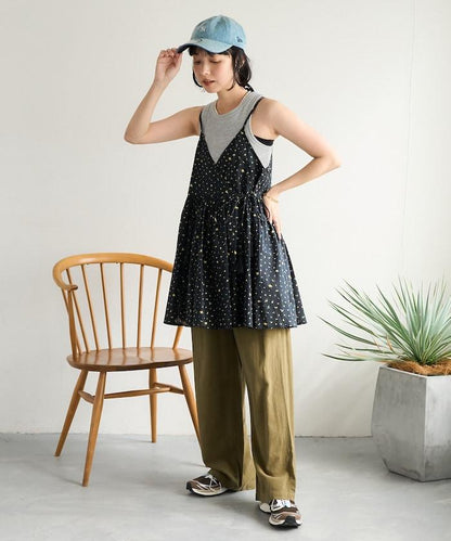 印度風 交叉設計 吊帶 罩衫