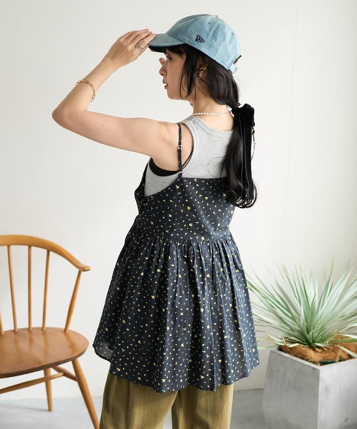 印度風 交叉設計 吊帶 罩衫