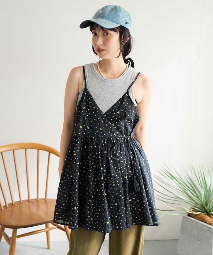 印度風 交叉設計 吊帶 罩衫