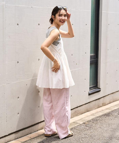 印度風 交叉設計 吊帶 罩衫