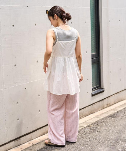 印度風 交叉設計 吊帶 罩衫