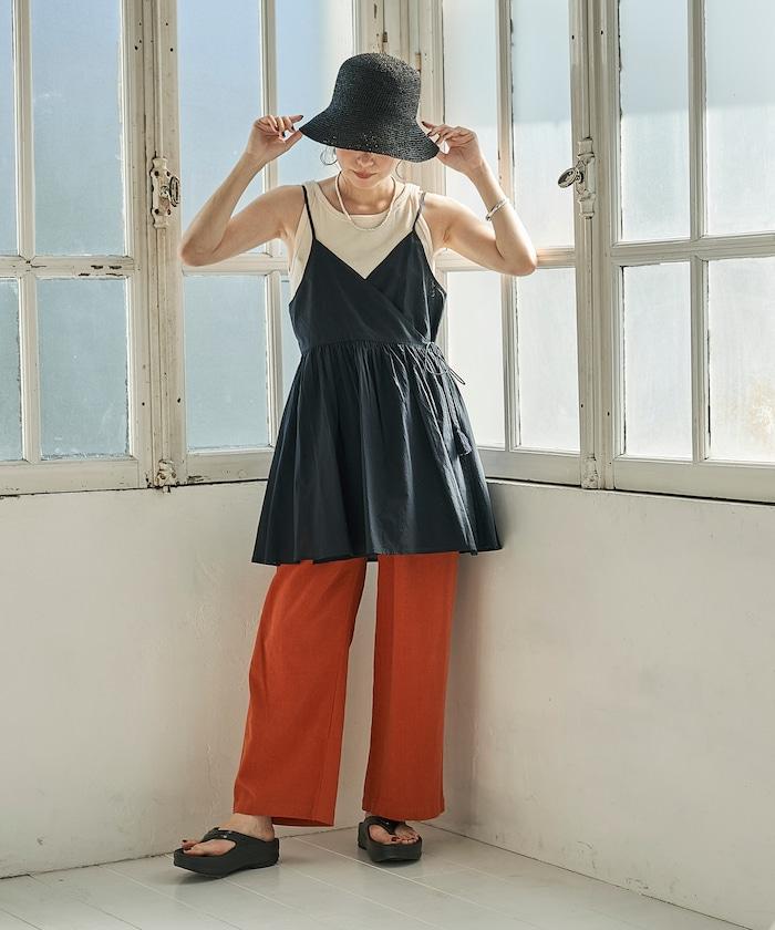 印度風 交叉設計 吊帶 罩衫