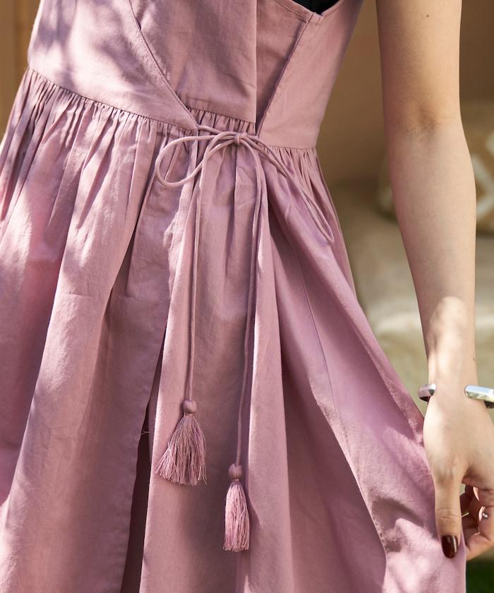 印度風 交叉設計 吊帶 罩衫