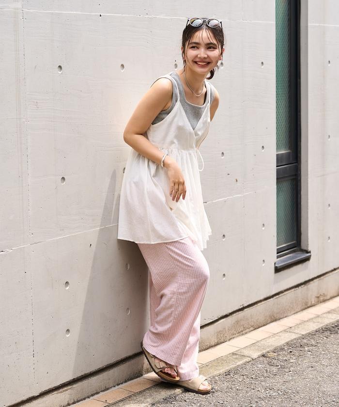 印度風 交叉設計 吊帶 罩衫