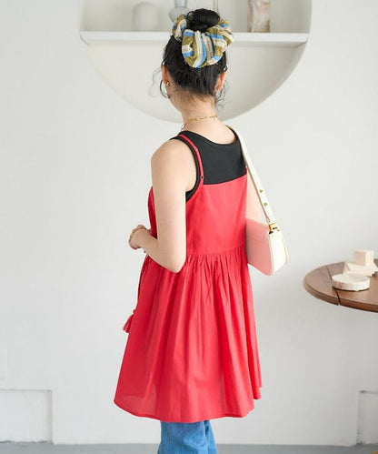 印度風 交叉設計 吊帶 罩衫