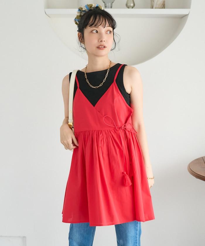 印度風 交叉設計 吊帶 罩衫