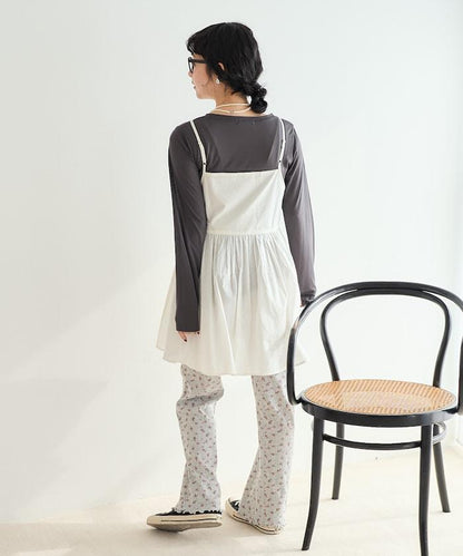 印度風 交叉設計 吊帶 罩衫