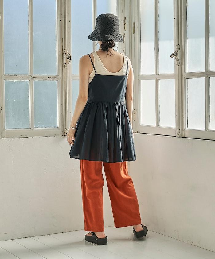 印度風 交叉設計 吊帶 罩衫