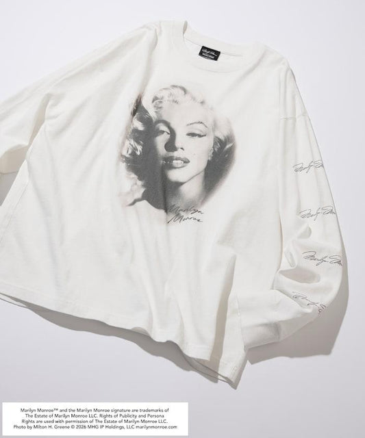 マリリン・モンロー “Glamour” 特別款 長袖T恤