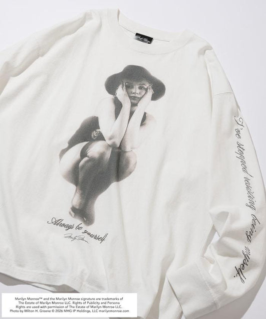 聯名款 Marilyn・Monroe “Bus Stop” 長袖T恤