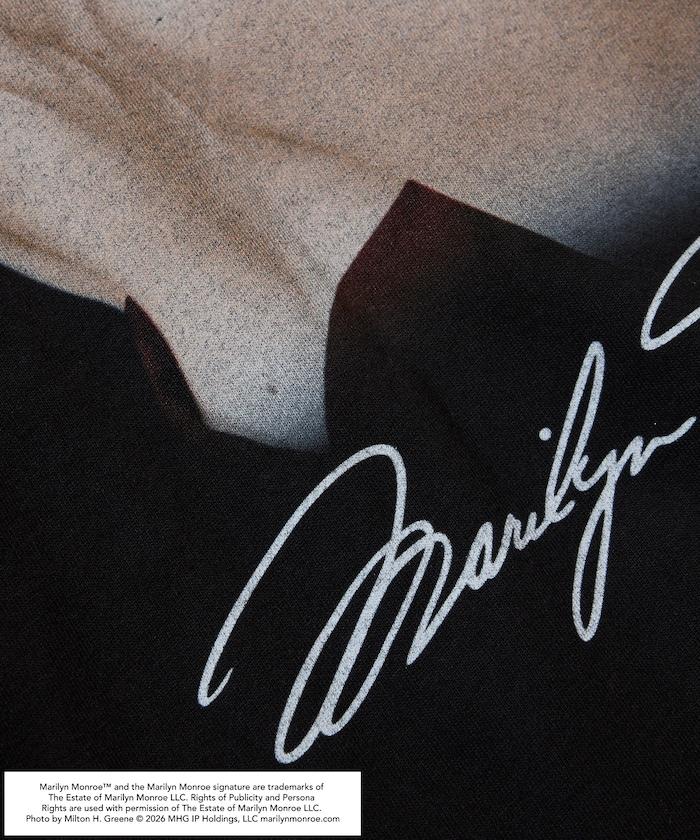 聯名款 Marilyn Monroe “Red Sitting” 圖案 長袖T恤