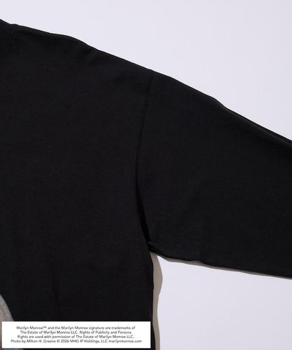 聯名款 Marilyn Monroe “Red Sitting” 圖案 長袖T恤