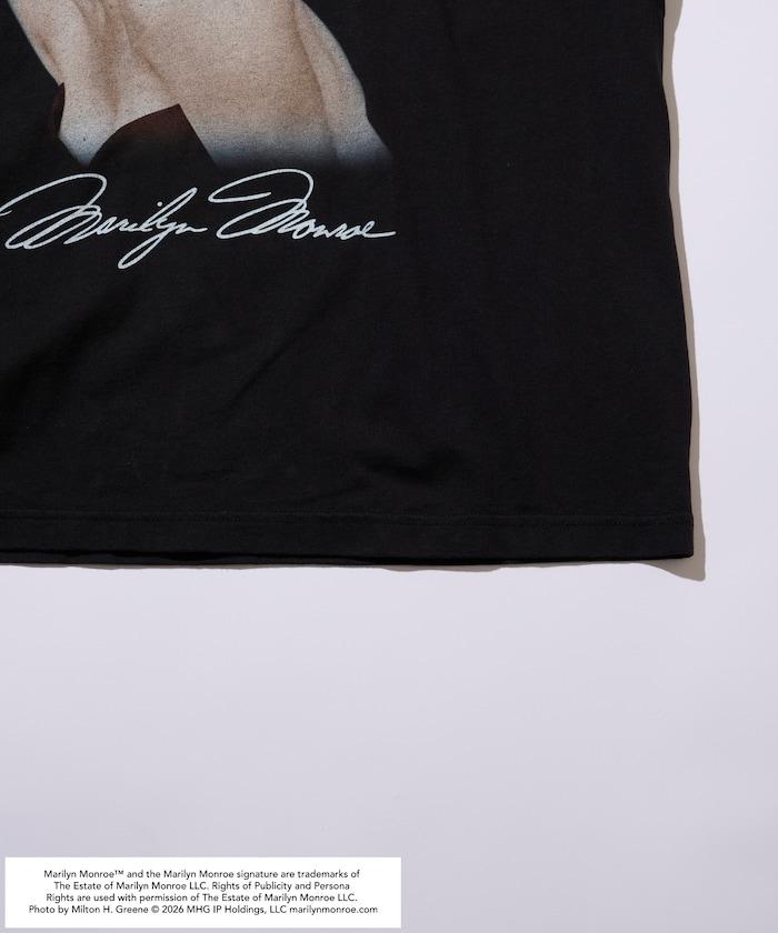 聯名款 Marilyn Monroe “Red Sitting” 圖案 長袖T恤