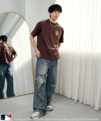 MLB 特別款 排版字體Logo T恤