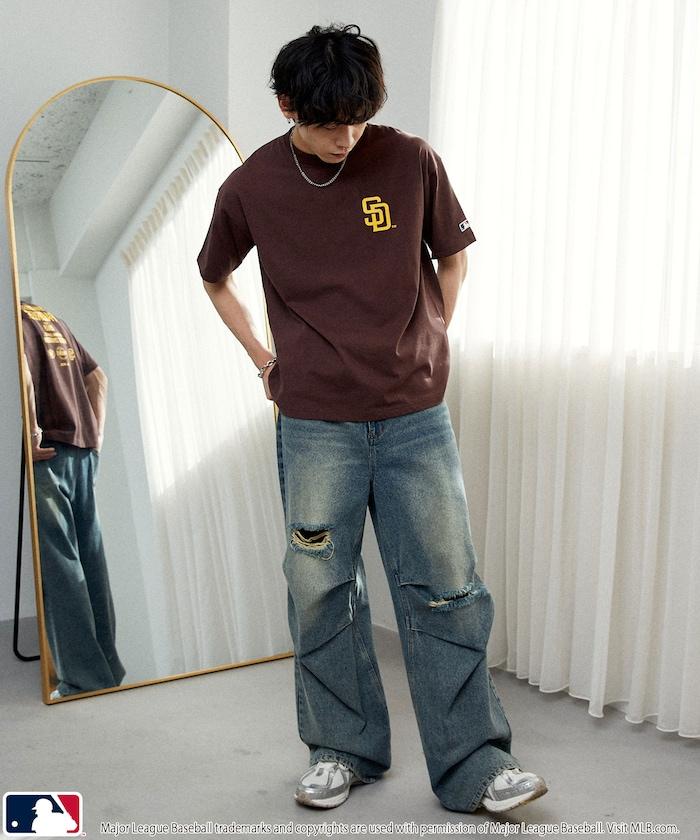 MLB 特別款 排版字體Logo T恤