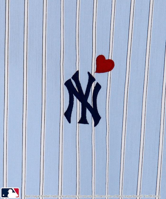 MLB 特別款 寬鬆版 單點刺繡 短袖襯衫