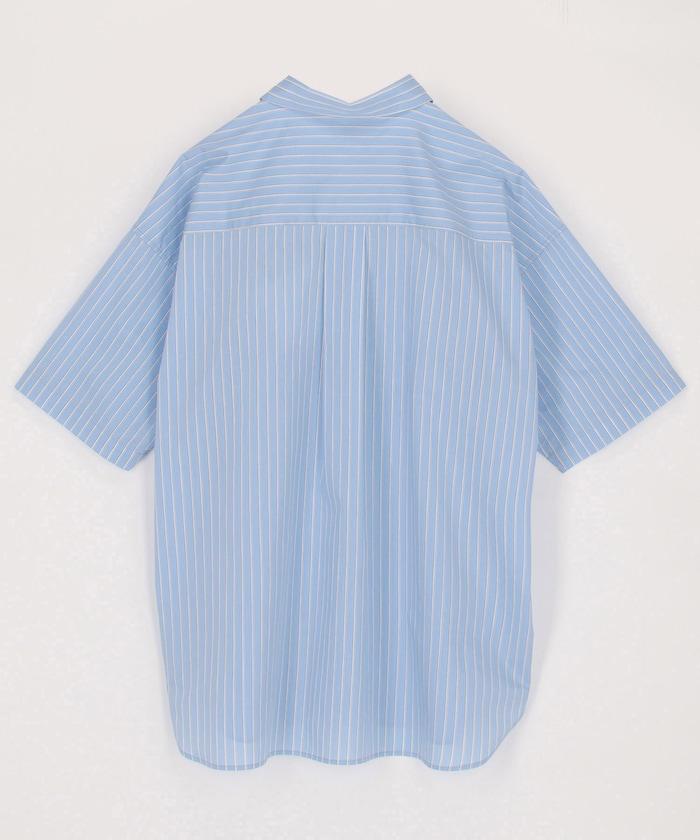 MLB 特別款 寬鬆版 單點刺繡 短袖襯衫