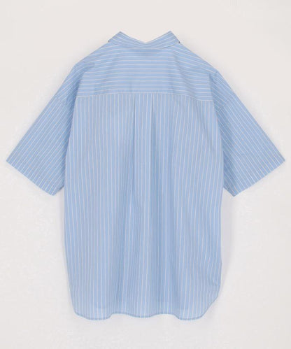 MLB 特別款 寬鬆版 單點刺繡 短袖襯衫