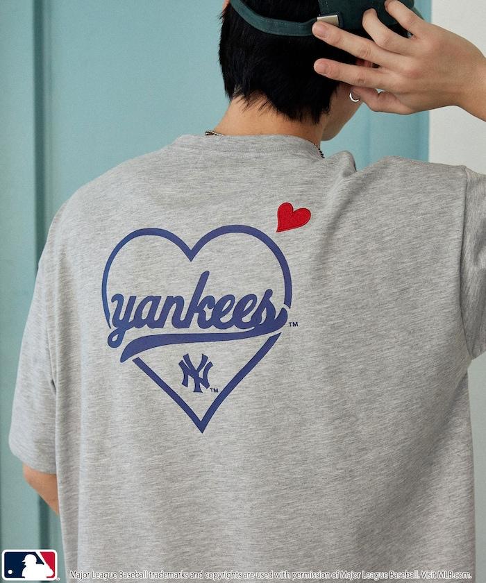 聯名 MLB 後背愛心印花 T恤