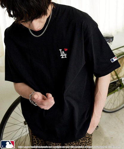 聯名 MLB 後背愛心印花 T恤