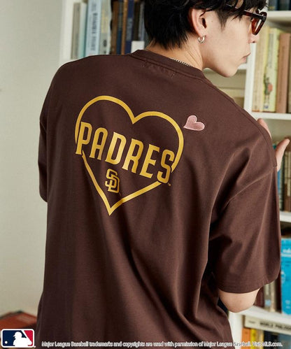 聯名 MLB 後背愛心印花 T恤