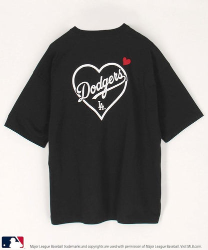 聯名 MLB 後背愛心印花 T恤