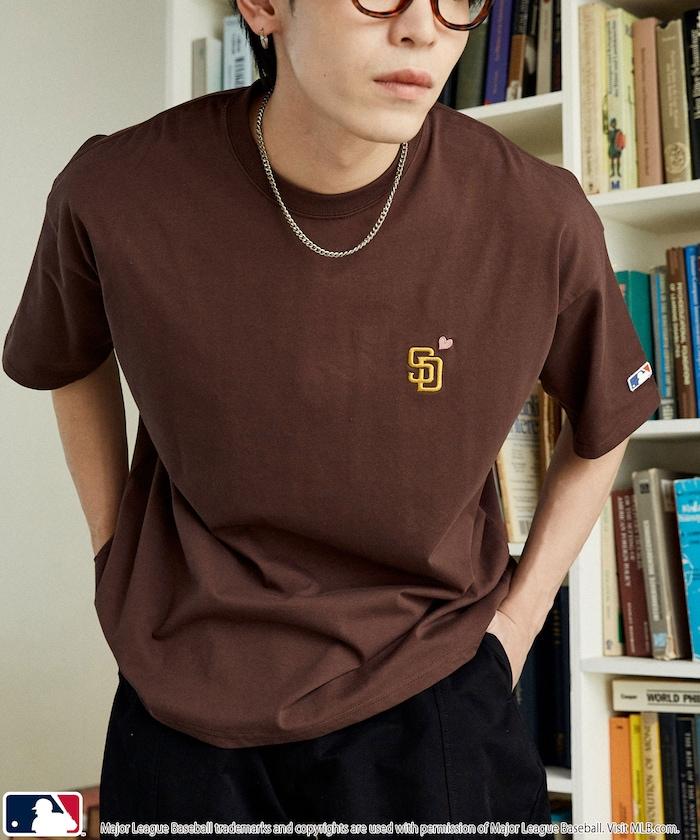 聯名 MLB 後背愛心印花 T恤