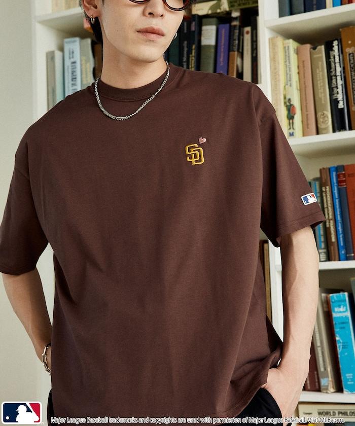 聯名 MLB 後背愛心印花 T恤