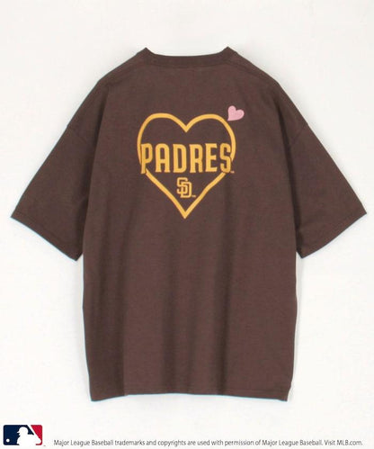 聯名 MLB 後背愛心印花 T恤