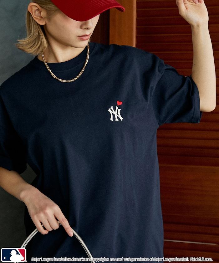 聯名 MLB 後背愛心印花 T恤