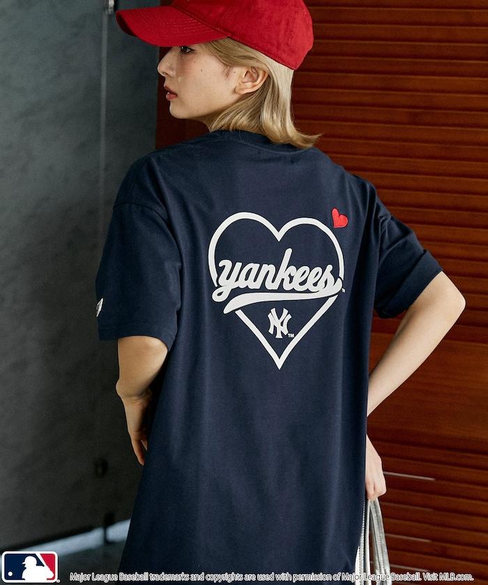 聯名 MLB 後背愛心印花 T恤