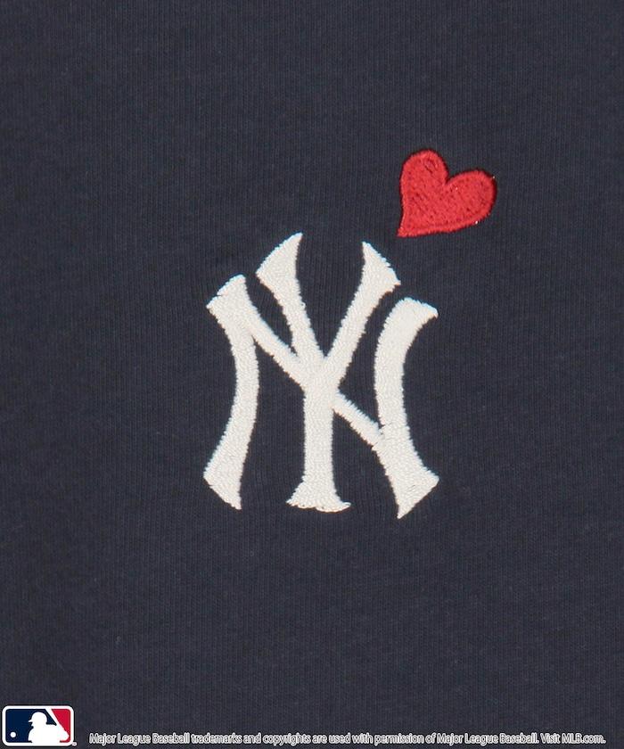 聯名 MLB 後背愛心印花 T恤