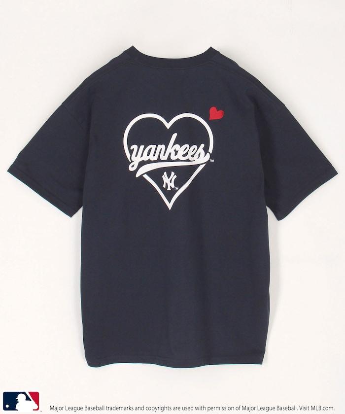 聯名 MLB 後背愛心印花 T恤